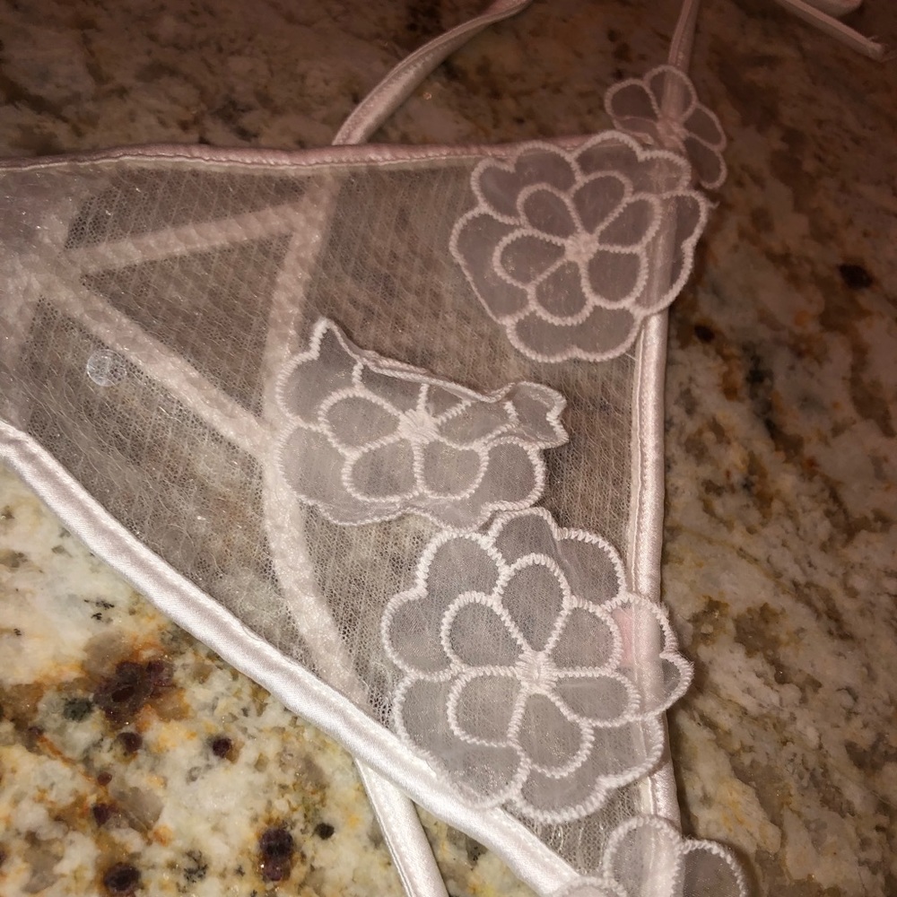 Victoria Secret White Thong